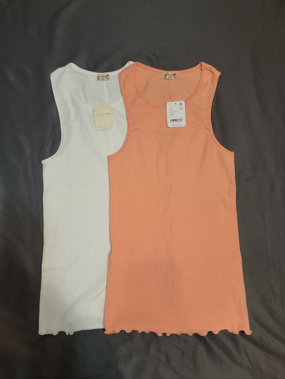 NWT Intimately Free People Ribbed Tank Top Set Of 2